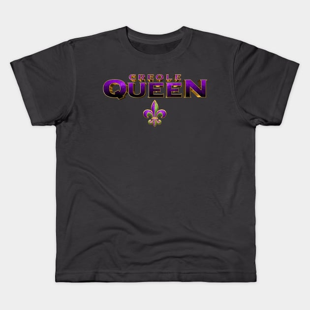 Creole Queen Kids T-Shirt by UnOfficialThreads